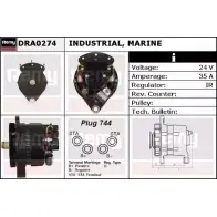 Генератор REMY DA1 384 DRA0274 GPFUJN 1854331