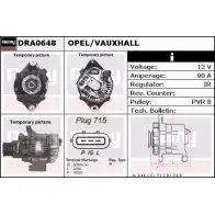 Генератор REMY Opel Frontera (A) 1 1991 – 1998 DRA0648 Q1MTIJV DA1 758