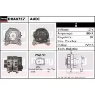 Генератор REMY Audi A5 (8T) 1 2007 – 2017 QX9WWA D A1867 DRA0757