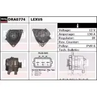 Генератор REMY 4NJVC9I Lexus RX (XU10) 1 Внедорожник 3.0 300 (MCU10) 201 л.с. 1998 – 2003 D A1884 DRA0774