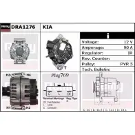Генератор REMY EOG06F 1855301 DA2 386 DRA1276