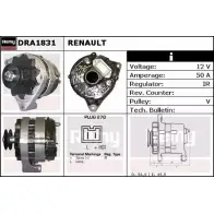 Генератор REMY IAHIXF DA2 941 1855628 DRA1831