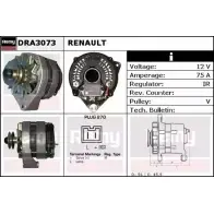 Генератор REMY DA41 83 1855768 DRA3073 NPQE94
