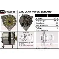 Генератор REMY 2DSUI Ford Orion DRA3588 DA4 698