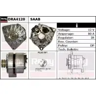 Генератор REMY DA523 0 1856598 DRA4120 ZM6TGU