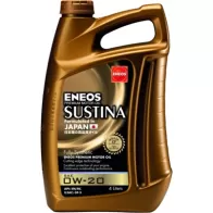 Моторное масло синтетическое SUSTINA 0W-20 - 4 л ENEOS 1441019147 EU0004 ZYE L7