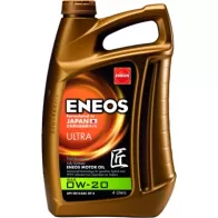 Моторное масло синтетическое ULTRA 0W-20 - 4 л ENEOS EU0021301N1 Toyota Allion (T260) 2 Седан 1.5 (NZT260) 110 л.с. 2007 – 2012 7QK GC0V