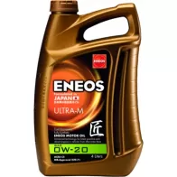Моторное масло синтетическое ULTRA-M 0W-20 - 4 л ENEOS EU0027301N 1441019183