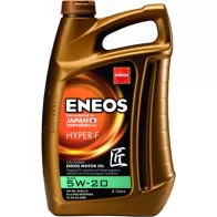 Моторное масло синтетическое HYPER-F 5W-20 - 4 л ENEOS EU0036 Q BLBTXN Ford KA Plus 1 (CDU, UK, FK) Хэтчбек 1.2 70 л.с. 2018 – наст. время