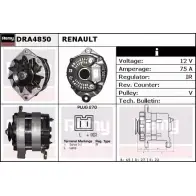 Генератор REMY 8GIWBQ DA5 960 Mitsubishi Lancer 10 (CY) 2007 – 2016 DRA4850
