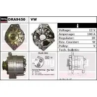 Генератор REMY VOWYY4A 1857068 DA05 60 DRA9450