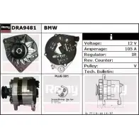 Генератор REMY Bmw 3 (E36) 3 Седан 1.6 316 i 102 л.с. 1990 – 1993 DA0 591 DRA9481 433B3Q3