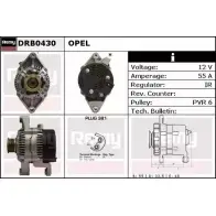 Генератор REMY D B1540 DRB0430 Opel Corsa (B) 2 Хэтчбек 1.4 i 16V (F08) 86 л.с. 1997 – 2000 1L8TA