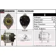 Генератор REMY 0IWBLQ Ford Maverick 1 (ML) Внедорожник 2.7 TD 125 л.с. 1996 – 1998 DRB0850 DB196 0