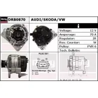 Генератор REMY DB1 980 Audi A3 (8L) 1 1996 – 2003 CZD2HGB DRB0870