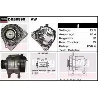 Генератор REMY DB20 00 DRB0890 WYAKO 1857182