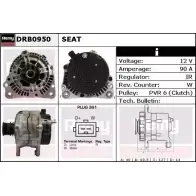 Генератор REMY DB2 060 D61J5 DRB0950 Opel Corsa (B) 2 Хэтчбек 1.7 D (F08) 60 л.с. 1996 – 2000