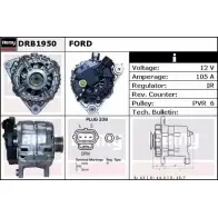 Генератор REMY DRB1950 7MMT4A 1857255 DB306 0