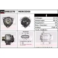 Генератор REMY H8S0B D B3480 Citroen C-Zero 1 (MiEV) 2010 – 2020 DRB2370