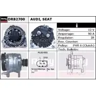 Генератор REMY DRB2700 OES05 Seat Ibiza (6J1, 6P5) 4 Купе 1.4 TDI 80 л.с. 2008 – 2010 DB3 810