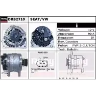 Генератор REMY ZT0H1DJ DRB2710 1857306 DB 3820