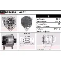 Генератор REMY 1857343 DB5 420 LS0SK DRB4310