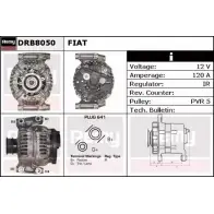 Генератор REMY DRB8050 1857488 7I5SU DB 9160