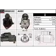 Стартер REMY DRS0112 Audi A6 (C6) 3 Универсал 2.0 Tfsi 170 л.с. 2005 – 2011 DS12 22 3D0LX