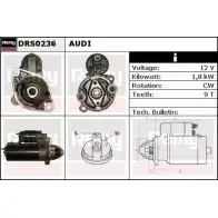 Стартер REMY DRS0236 DS13 46 Audi A6 (C5) 2 Седан 4.2 Rs6 Quattro 450 л.с. 2002 – 2005 3V8XNRP