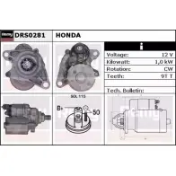 Стартер REMY Honda HR-V DS 1391 CA8QV DRS0281