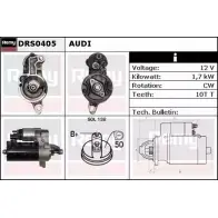 Стартер REMY IJ22QKP DS151 5 Audi A5 (8F7) 1 Кабриолет 2.0 Tdi 190 л.с. 2013 – 2017 DRS0405