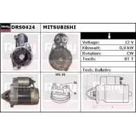 Стартер REMY DS15 34 DRS0424 B53BVOY Mitsubishi Space Wagon 4 (N9, N8) Минивэн 2.0 133 л.с. 1998 – 2004