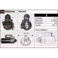 Стартер REMY DRS0446 ODKRNTC D S1556 Volvo V70 3 (135) Универсал 2.4 D5 AWD 205 л.с. 2009 – 2011