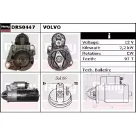 Стартер REMY Volvo V70 3 (135) Универсал 2.4 D 163 л.с. 2007 – 2010 DRS0447 D S1557 04TRUX