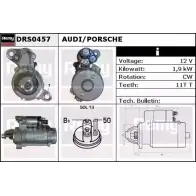 Стартер REMY RORQ4X DS 1567 DRS0457 Audi A8 (D4) 3 Седан 3.0 Tdi Quattro 250 л.с. 2010 – 2018