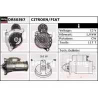 Стартер REMY VX6HZZI D S1677 Peugeot 308 1 (T7, 4A, 4C) Хэтчбек 2.0 HDi 163 л.с. 2012 – 2024 DRS0567