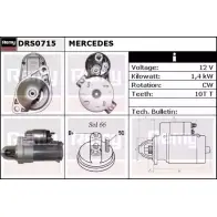 Стартер REMY NLR4AL1 Mercedes S-Class (W221) 3 Седан 4.7 S 500 CGI 4 matic (2294. 2294) 435 л.с. 2011 – 2013 DRS0715 DS1 825