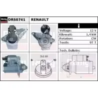 Стартер REMY Renault Scenic (JZ) 3 Минивэн 1.4 16V (JZ0F. JZ1V) 131 л.с. 2009 – 2025 DS18 51 OD7C4A DRS0741