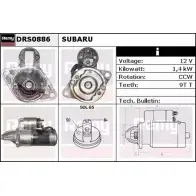 Стартер REMY Subaru Impreza (GFC) 1 Купе 1.8 AWD 103 л.с. 1993 – 1995 DRS0886 DS 1996 OH1FEQ3