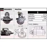 Стартер REMY EHS2VL1 DS200 1 Mazda 3 (BL) 2 Хэтчбек 2.0 MZR 147 л.с. 2009 – 2013 DRS0891