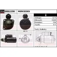 Стартер REMY OG10I DS2 360 1859968 DRS1250