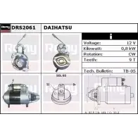 Стартер REMY 1860051 DS31 71 WA9DF44 DRS2061