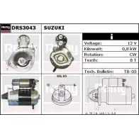 Стартер REMY ZSW81TF Suzuki Baleno (EG) 1 Хэтчбек 1.3 i 16V (SY413) 85 л.с. 1995 – 2002 DS41 53 DRS3043