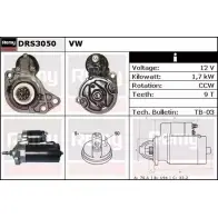 Стартер REMY I28XG1 Volkswagen Transporter (T4) 4 Грузовик 2.4 D 75 л.с. 1997 – 2003 DRS3050 D S4160