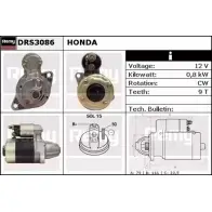 Стартер REMY EDSPH7 DRS3086 Suzuki Vitara (FT, GT, ET) 2 Кроссовер 2д D S4196