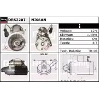 Стартер REMY Nissan Primera (P10) 1 Седан 2.0 i 125 л.с. 1995 – 1996 PROODQ DRS3207 DS43 17