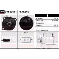 Стартер REMY B4OEOKO DRS3366 DS44 76 1860406