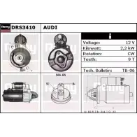 Стартер REMY DS45 20 Audi A6 (C4) 1 Универсал 2.5 Tdi 140 л.с. 1994 – 1997 DRS3410 3QG8R