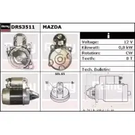 Стартер REMY D S4621 Kia Shuma (FB) 1 Хэтчбек DRS3511 4UTGW