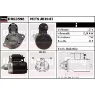 Стартер REMY DRS3596 Mitsubishi Colt 4 (CA) 1991 – 1995 D S4706 5MJ1A99